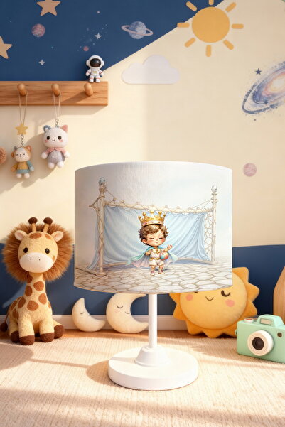 EVPANYA عاكس الضوء لغرفة الأطفال بنمط لاعب كرة القدم الأمير