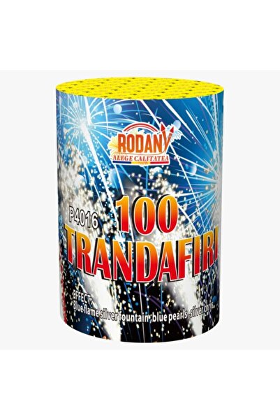 triplex Multicolored Sky Fireworks - 100 Blue Roses