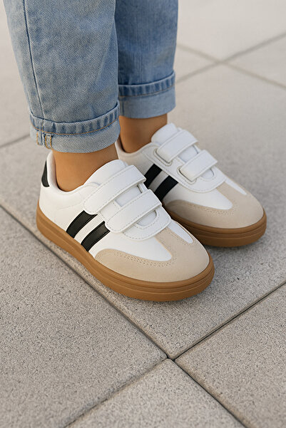 STOCON Cool Kids Retro Style Velcro Children's Sports Shoes Comfortable and Stylish Casual Sneaker Stc1197