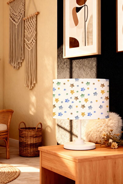 EVPANYA عاكس الضوء لغرفة الأطفال منقوشة بالنجوم الملونة