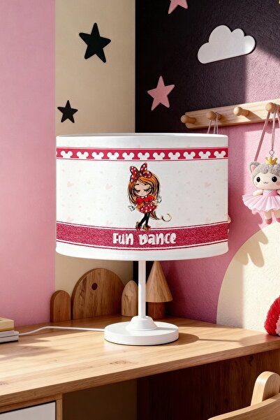 EVPANYA عاكس الضوء لغرفة الأطفال بنمط الرقص المرح