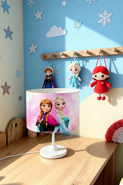 EVPANYA New Pink Blue Elsa Patterned Children's Room Lampshade