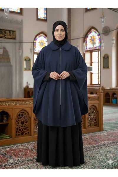 GigiTex LACİVERT POLAR PANÇO Boy 90 cm STANDART BEDEN (36--60)