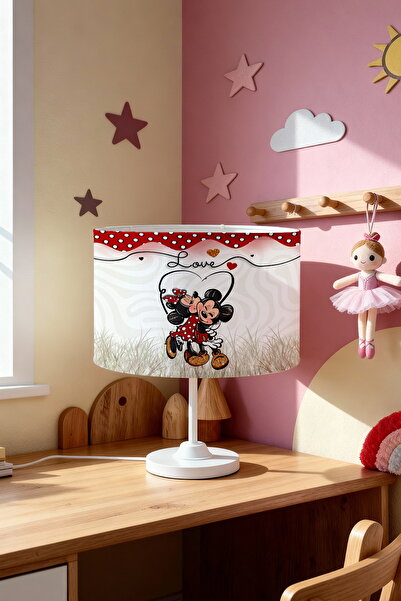 EVPANYA عاكس الضوء لغرفة الأطفال بنمط صداقة ميكي وميني