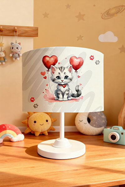 EVPANYA عاكس الضوء لغرفة الأطفال بنمط قطة لطيفة