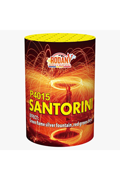 vulcan Multicolored aerial fireworks - Santorini