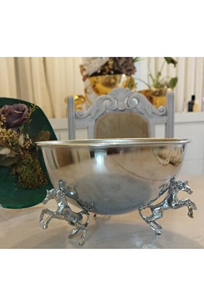 Hatem dekor flower Gümüş Vazo