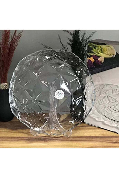 Paşabahçe Estrella 10663 - Set de 6 farfurii premium din sticlă de 20 cm pentru deserturi și servire elegantă