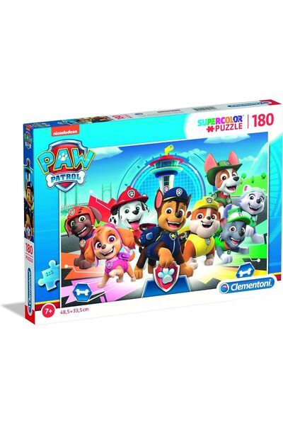 Clementoni Puzzle Paw Patrol İş Başında 180 Parça Supercolor Puzzle 29105