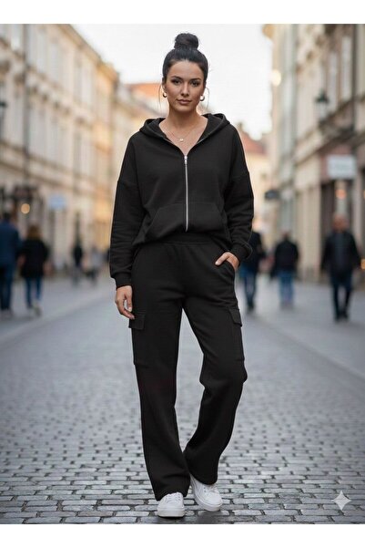 Kumaş sever Siyah Renk Penye Kumaş Esnek Kalın Yüz Kumaş Çift En Metrelik Kazak Eşofman Takım Giyim kumas