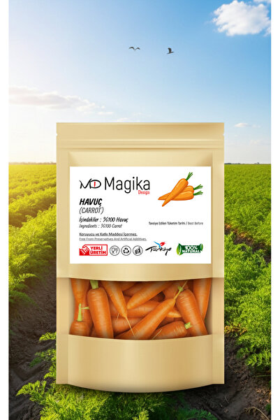 Magika Design Havuç - 1 KG - Taze Hasat - Yerli Üretim - %100 Doğal, %100 Taz...