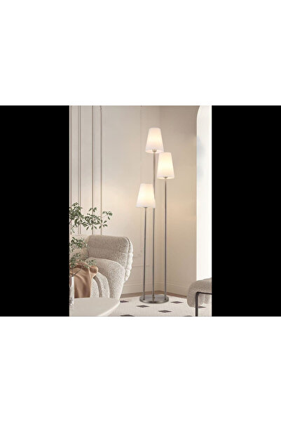 STAYILK DRESSES A modern and elegant triple floor lamp that adds a touch of luxury