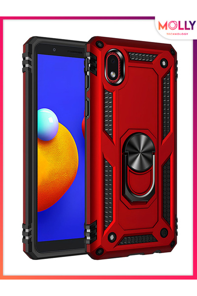 Molly Red Megatron Ringed Tank Silicone Case for Samsung Galaxy A01 Core