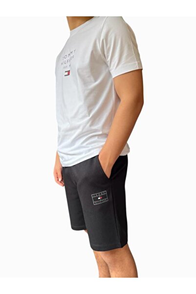 Tommy Hilfiger Pamuklu Logo Erkek Şort