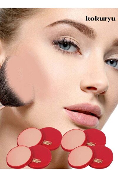 Kokuryu بودرة أساس بلون الكرز الوردي من سمر كيك، 4 قطع