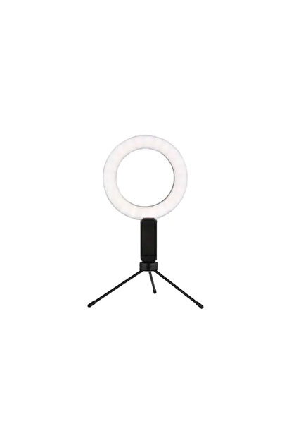 OEM Circular lamp, Ring Light, MakeUp, diameter 16cm, 3 light modes, 10 adjustment steps, tripod in