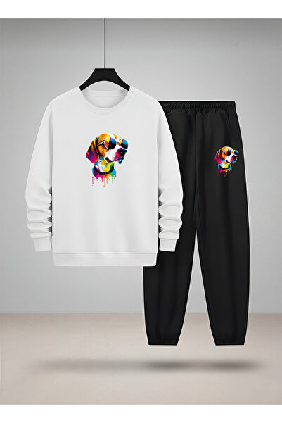 LORVEX Unisex Çocuk Cycling Neck Swea tricou - Set de trening CU imprimeu CÂI...