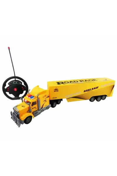 OEM Remote Control Truck with Lights and Sounds, Yellow