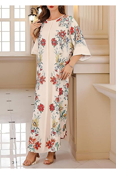 SEVENTEEN KSA Elegant dress with a floral print