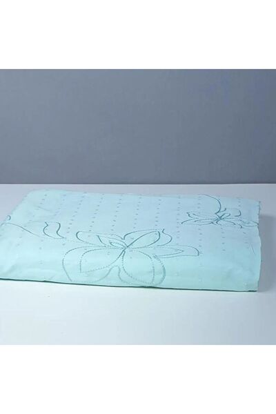 Reiashn Rose embroidered prayer mat, Tiffany color