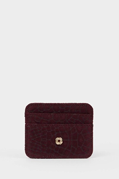 DeFacto Women's Suede Card Holder G5081Axns