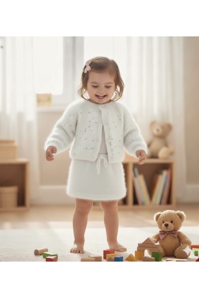 Charme Elegant Hand-Knitted Double Baby Set