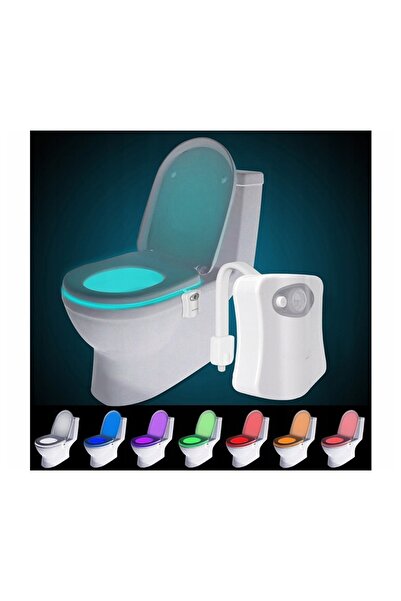 VERK Aparat cu lumini multicolore pentru vasul de toaleta, accesoriu WC