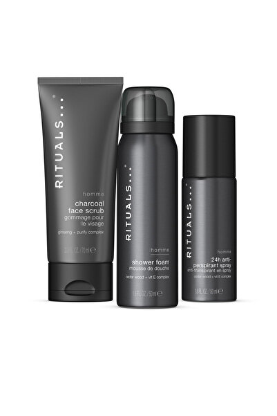 Rituals Homme Collection Köpüren Duş Jeli, Ter Önleyici Sprey Ve Kömürlü Yüz ...