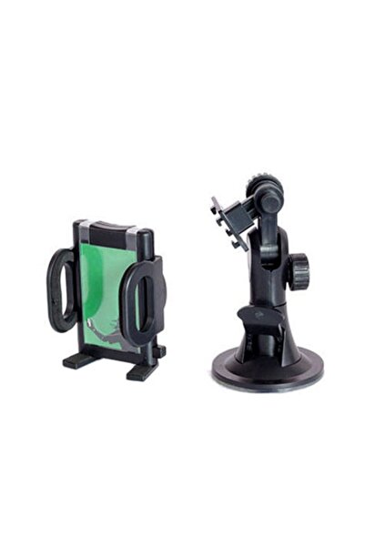 Tableta Universal Car suction cup mount for windshield, for device, with photo slot, black