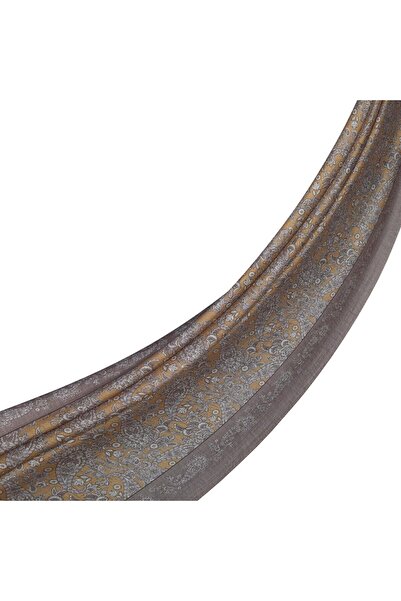 ipekevi Desenli Tensoft Şal - Mezopotamya Desenli - Vizon