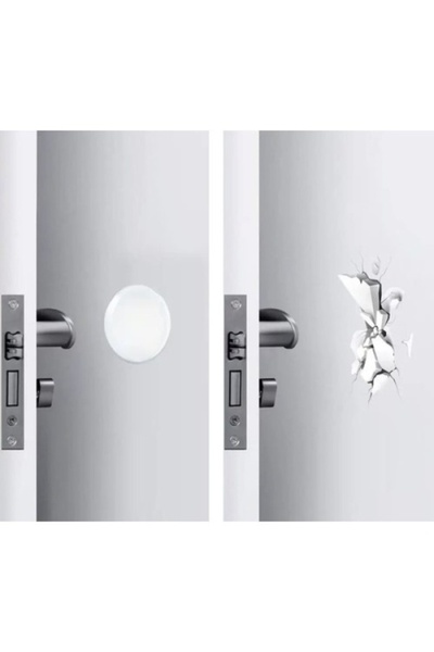 Ruhhy Set of 6 Transparent Silicone Door and Furniture Shock Protectors, 40 mm