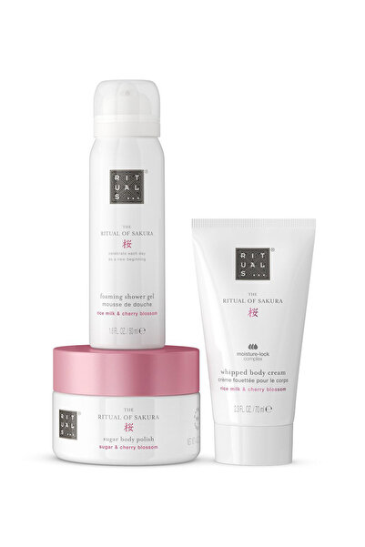 Rituals The Ritual Of Sakura Kiraz Çiçekleri Ve Pirinç Sütü İçeren Yenileyici Hediye Seti Small