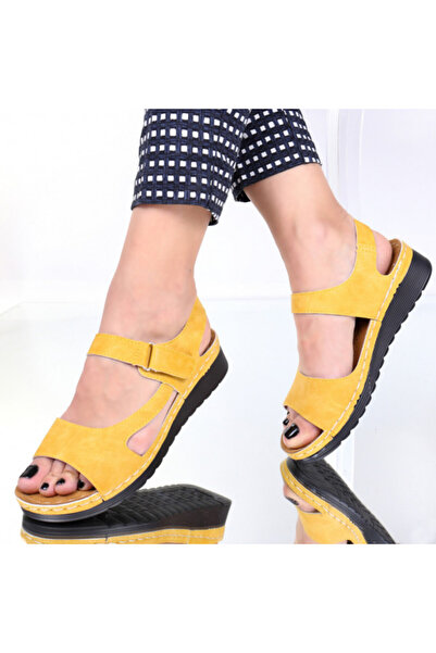 OEM Rini Comfortable Yellow Low-sole Sandals