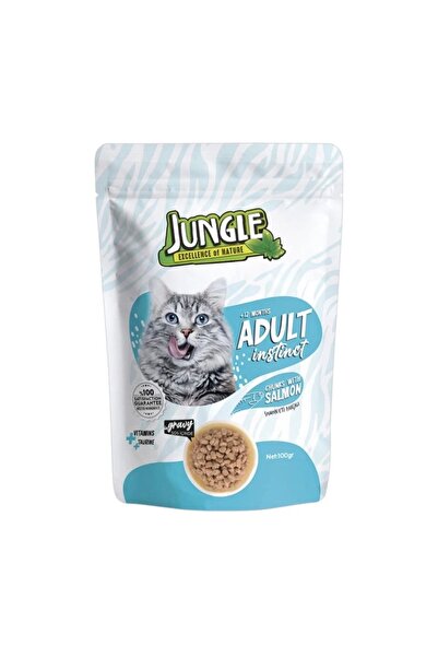 Jungle Jungle Salmon Wet Food for Adult Cats 100g
