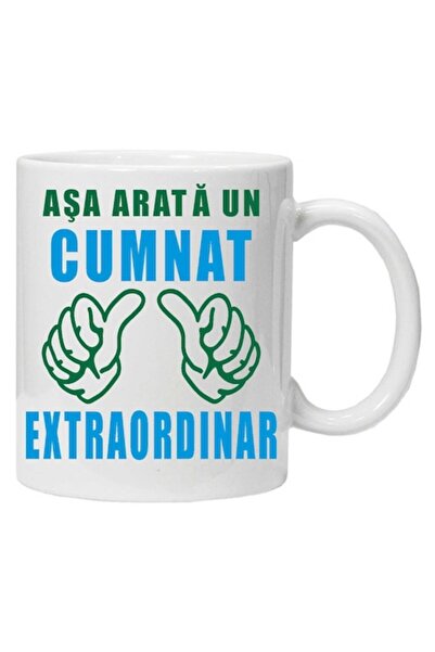 CRD PRINT Personalized mug 'This is what an extraordinary brother-in-law looks like', CRD PRINT, 330 ml, white