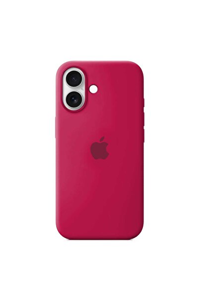 Apple Silicone Case for iPhone 17, Rose Red