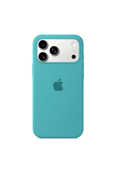Apple Silicone Case for iPhone 17 Pro Max, Sea Blue