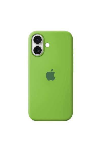 Apple Silicone Case for iPhone 17, Green