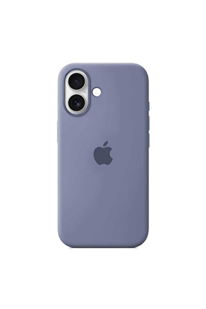 Apple Силиконов калъф за iPhone 17, лавандулово сив