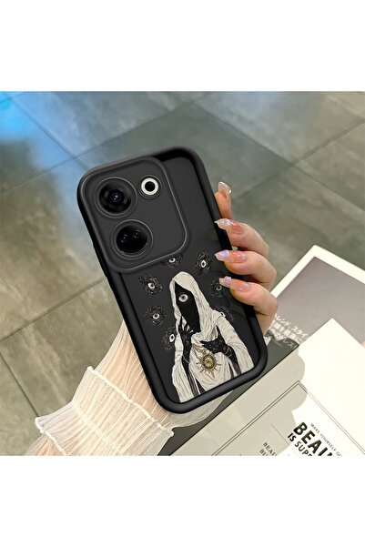 Hontinga حافظة هاتف بسيطة مضادة للسقوط من السيليكون الناعم باللون الأسود متوا...