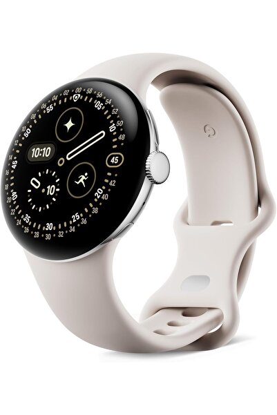 Google Pixel Watch 4 (41 mm) - Polished Silver / Porcelain - WiFi