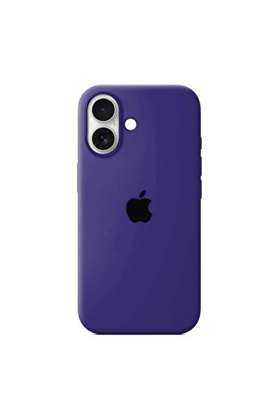 Apple Силиконов калъф за iPhone 17, цвят бъз