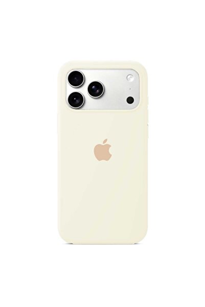 Apple Silicone Case for iPhone 17 Pro, Cream