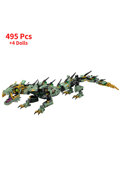 Choice لعبة مكعبات بناء تنين نينجا أخضر ميكانيكية من فيلم 70612 70612، ألعاب ...