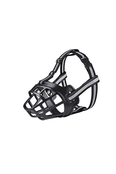 Choice غطاء فم مضاد للعض للكلاب بوزن 25-35 كجم مع شريط عاكس كمامة قابلة للتعد...