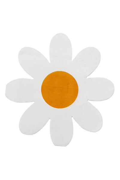 Choice White 20pcs Pink White Daisy Flower Paper Napkins Party Disposable Tis...