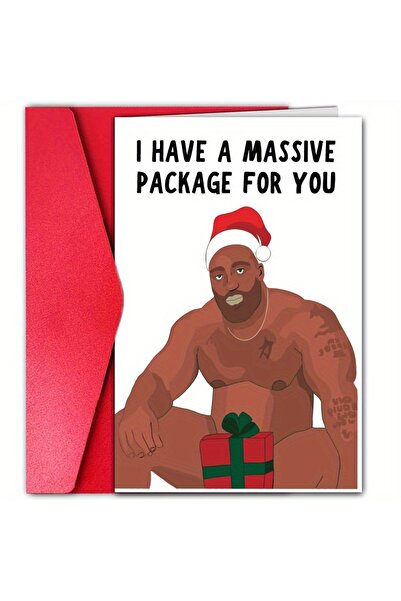 Choice بطاقة عيد الميلاد الحمراء، قطعة واحدة، بطاقة عيد الميلاد المضحكة، بطاق...