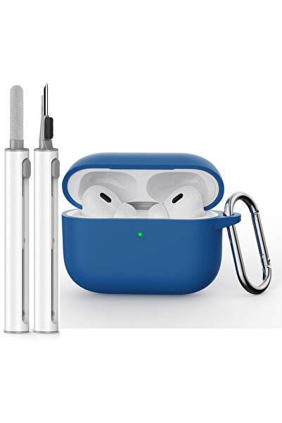 Choice غطاء حافظة لجهاز AirPods Pro 3 مع مجموعة تنظيف، غطاء حماية ناعم من الس...