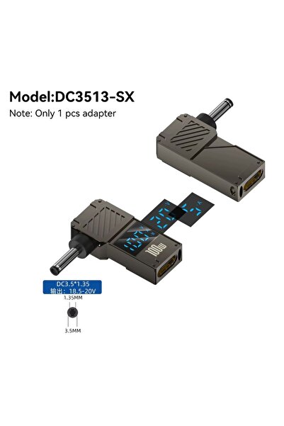 Choice محول قابس 35x135 SX PD100W من النوع C إلى DC، محول شحن الكمبيوتر المحم...