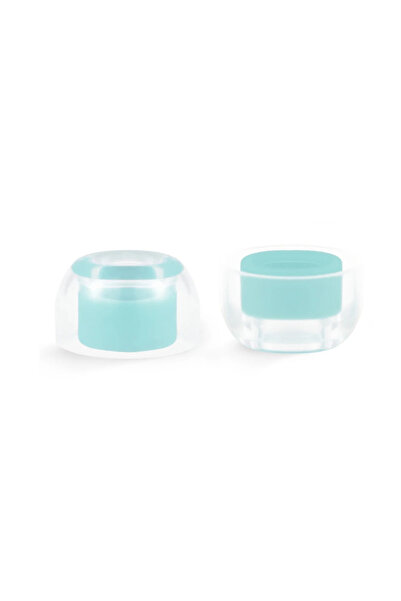 Choice XS زوج واحد من سدادات الأذن OKCSC YTW4 الخضراء الشفافة القابلة لإعادة الاستخدام والصديقة للبشرة من السيليكون السائل